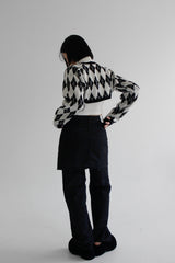 アーガイルニットボレロ / Argyle Knit Bolero (3color)
