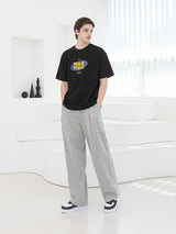 バンディングワンタックスウェットパンツ / P004 BANDING ONE TUCK SWEAT PANTS_GRAY