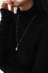 Bulky Drop Necklace (snake line)