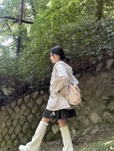 ユニセックスピグメントビンテージミリタリージャケット / Unisex pigment Vintage military jacket