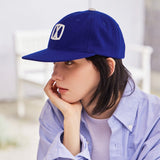 VA Square Applique Wool Baseball Cap / Ultramarin