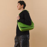 Round Flap Crossbody Bag (Green)
