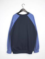 フットボールカラーマッチングスウェットシャツ/Football Color Matching Sweatshirt (2color)