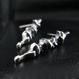 メインゴーシェシルバーイヤリング / Main gauche silver earring (4594627969142)