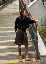 ロープハーフパンツ / virstyle rope half pants 2COLR