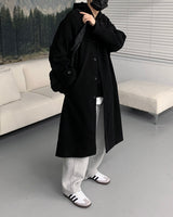 AZロングウールフードコート/AZ Long Wool Hooded Coat (3 colors)