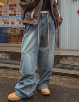 ジミーストッパーワイドデニムパンツ