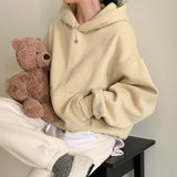 [Bellide made/fleece-lined wool] Berrygood fleece-lined wool embroidery hoodie