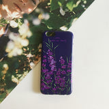 ラベンダーインザムーンライト スマートフォンケース/Lavender In The Moonlight (Galaxy) Matt Hard Case