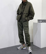 ワックス コーテッド クロップド ボンバージャケット / OWN Wax Coated Cropped Bomber Jacket (3 colors)