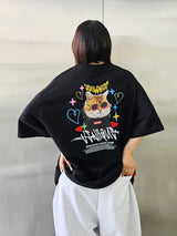 サングラスキャット半袖Tシャツ / VENTIQUE Sunglasses cat T-shirt 3color