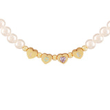 LoVe イニシャルパールネックレス / LoVe INITIAL PEARL NECKLACE