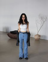 キッチュレースリボンブラカップノースリーブ