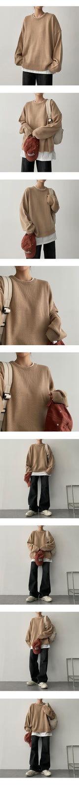 カーダーラウンドスウェットシャツニットウェア / Cardor Round Sweatshirt Knitwear