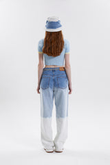 グラデーションワイドジーンズ / GRADATION WIDE JEANS