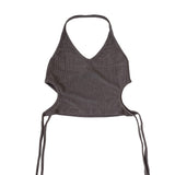 Side halter top