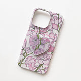 ピンクデルフィニウム スマートフォンケース/Pink Delphinium (Galaxy) Matt Hard Case