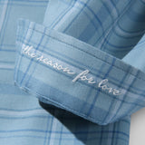 レイラホリデーチェックシャツ / Layla The reason for love Holiday Check Shirt S71 Canal Blue (6550300885110)