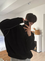 ASCLO Warm Stitch High Neck Sweat Shirt (4color)