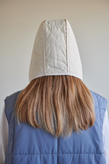클라우드 리어서블 후드(포 레이니,스노위데이) _크림&라이트 레몬 / Cloud reversible hood (for rainy, snowy day)_cream and light lemon (6656028213366)