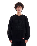 939パネルメッシュニット/939 PANELED MESH KNIT (BLACK)