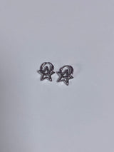 star point ring earrings