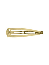 Logo Button Hair Pin 10cm