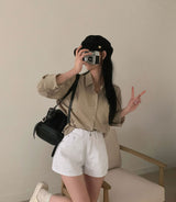 [7color] Paris Pintuck Loose Fit Shirt