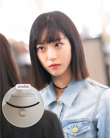  Crescent Moon Choker - Gold Color (Penthouse3 Hanjihyun, LOONA Yves Choker)