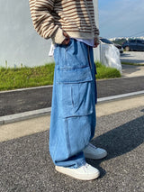 ダートビッグバルーンカーゴデニムパンツ