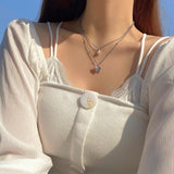 Helen two chain necklace (6664238432374)