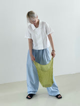 Natural Sleeky string pants