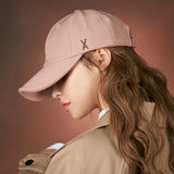 Gold stud over fit ball cap