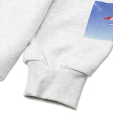スペースグラフィック_フードスウェットシャツ/ Space_Graphic Hooded Sweatshirt WHITE (6613180448886)