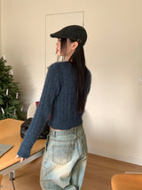 アーチャーピンタックバルーンワイドデニムパンツ