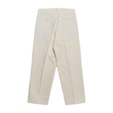 ワイドテーパードリンクルフリーチノパンツアイボリー/Wide Tapered Wrinkle Free Chino Pants Ivory (6683667824758)