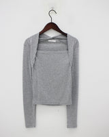 ピークボレロTシャツ / Peak Bolero T-shirt (4color)