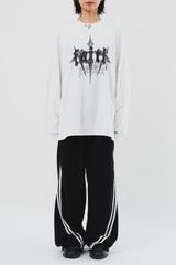 Fear Print Longsleeve (2color)