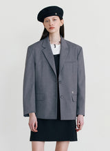 ウールシングジャケット / WOOL T/R SINGLE JACKET CHARCOAL