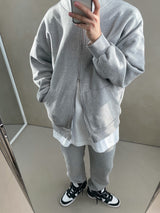 All Day Special Cotton 2 Way Hood Zip Up (7color)