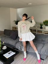 ピンクリボンスウェット