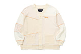 ミックスニットカーディガン / MIXED KNIT CARDIGAN_OATMEAL