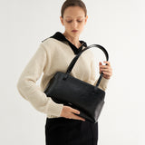 STITCH SHOPPER BAG_BLACK