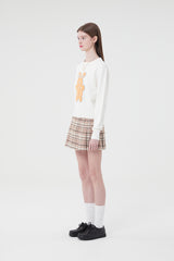 ウィティーバニーフラットニット／WITTY BUNNY FLAT KNIT [IVORY]