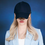 Stud logo over fit ball cap NAVY
