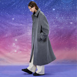バルマカンオーバーフィットウールコート / Balmacaan overfit wool coat