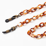 OVAL Eyewear Chain - brown (6598977355894)
