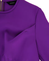 ピンタックジャージートップ / Pintuck Jersey Top _ Purple