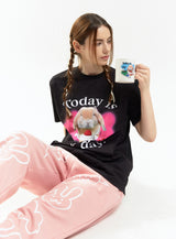 トゥデイイズマイデイTシャツ / TODAY IS MY DAY-T (black)