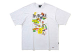 フルーツレーベルTシャツ / FRUIT LABEL TEE_LIGHT GREY